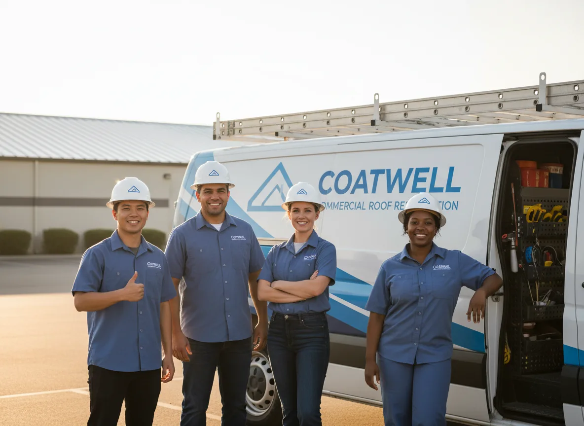 Commercial roof coating company in Sale City, GA